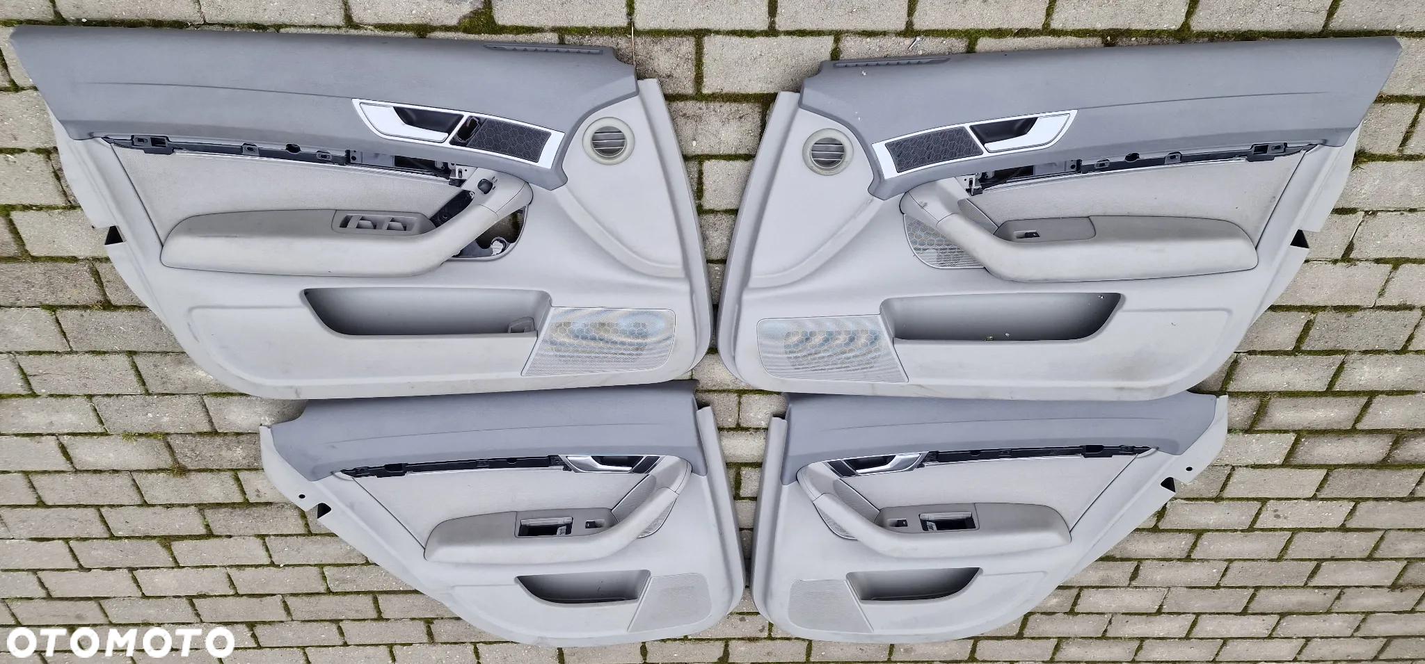 BOCZKI DRZWI KOMPLET PODŚWIETLANE AUDI A6 C6 KOMBI LIFT - 4