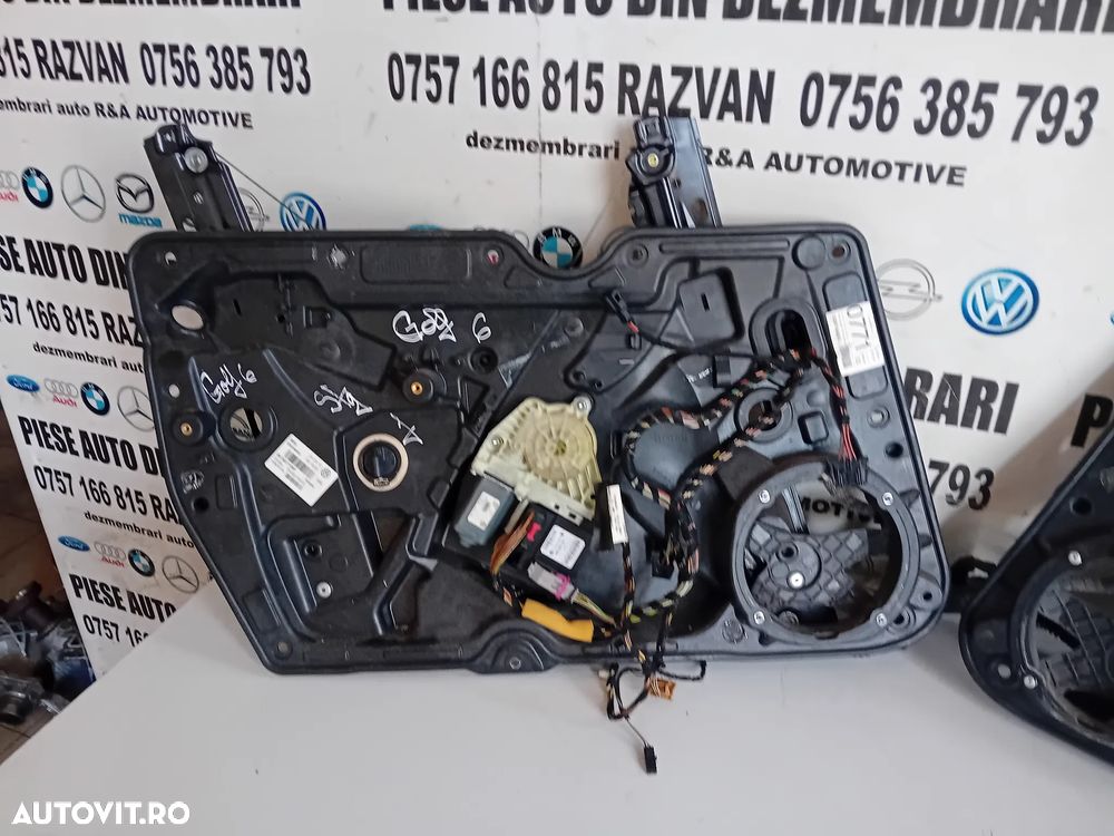 Macara Geam Electrica Stanga Dreapta Fata Completa Vw Golf 6 VI An 2008-2013 - 4
