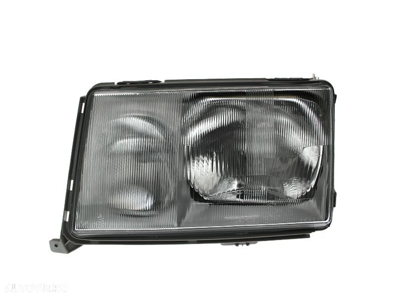 Far Mercedes Clasa E W124 1990-1992 DEPO stanga/dreapta, tip bec H3+H4, reglare pneumatica, - 1