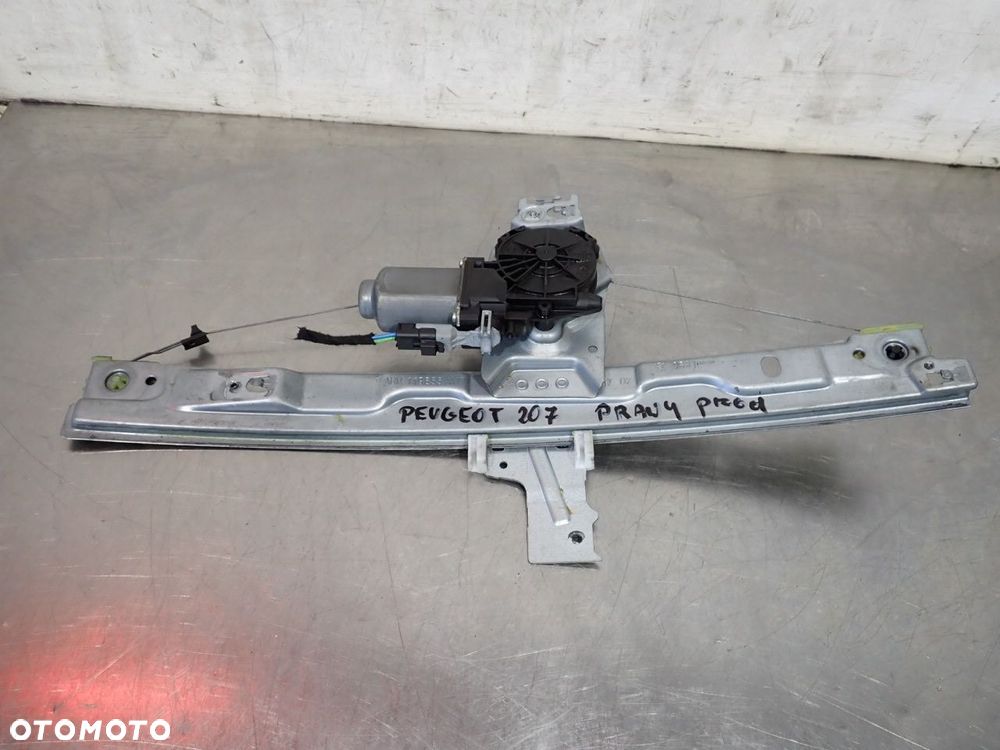 PODNOŚNIK SZYB PRAWY PRZÓD PEUGEOT 207   9681182280  9681182280 - 1
