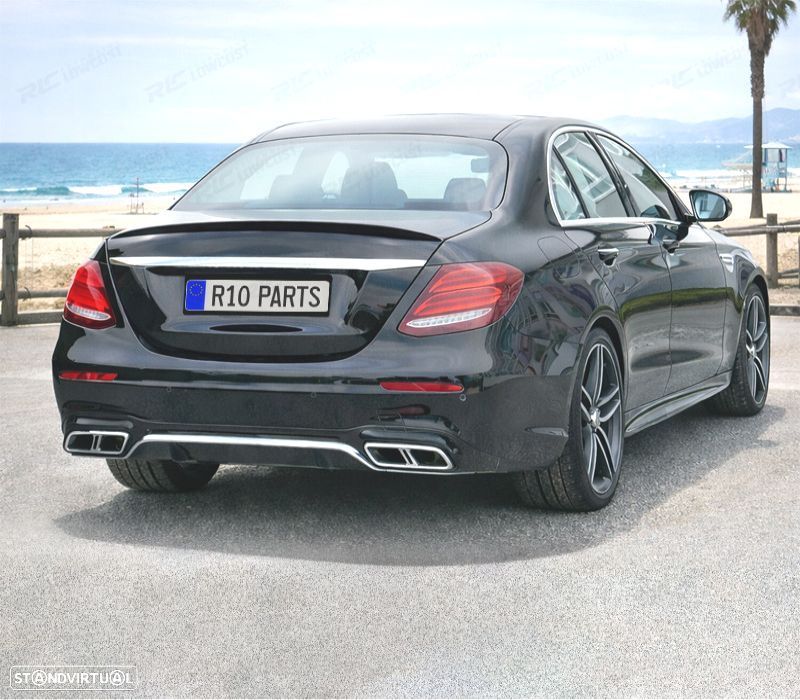 AILERON SPOILER TRASEIRO MERCEDES CLASE E W213 16- PRETO BRILHANTE - 7