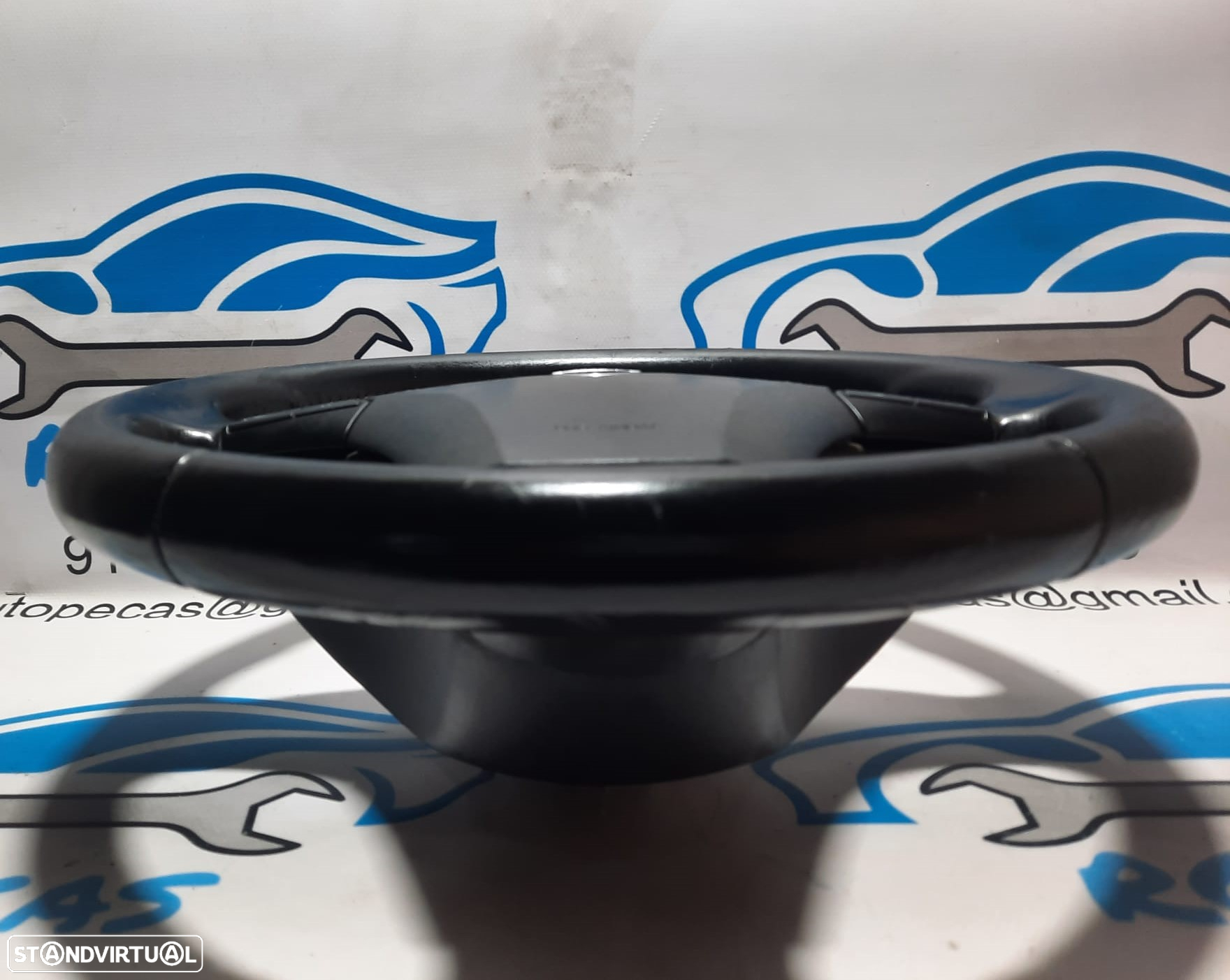 VOLANTE GUIADOR COMPLETO VOLVO PELE COMANDOS MULTIFUNÇÕES AIRBAG PV55150060 55150060 SV55150001 55150001 VOLVO V50 545 FASE II 2 2.0D 136CV D4204T - 4