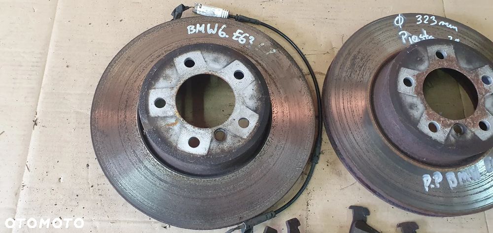 Tarcze hamulcowe klocki przód przednie BMW 6 E63 3.0 - 2