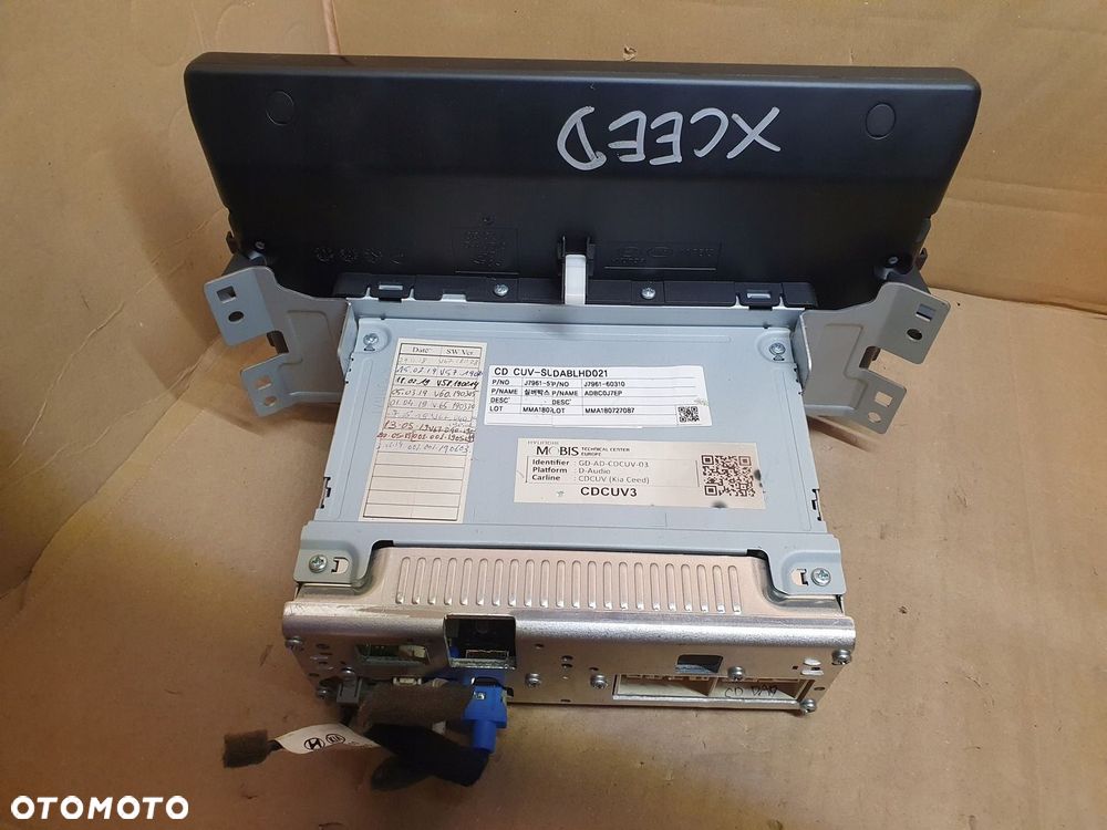 RADIO NAWIGACJA NAVI KIA x CEED III LIFT j7961-60310 PRO CEED XCEED EUROPA - 2