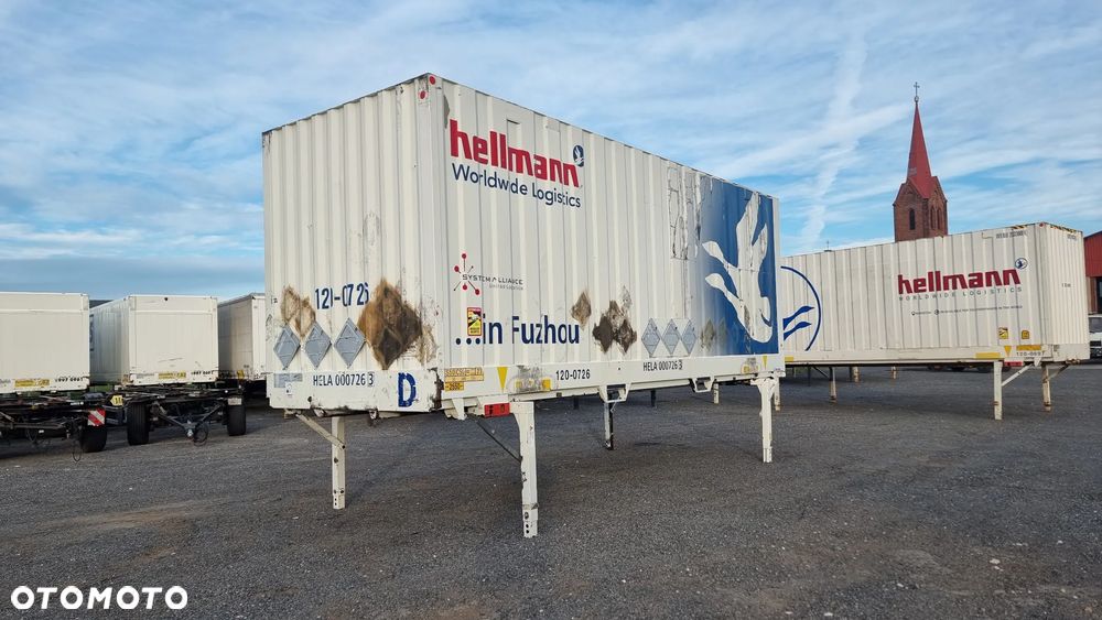 Krone 13.500zł netto KONTENER BDF 7.45x2.70m STALOWY ZAMYKANY ROLETĄ MOŻLIWOŚĆ TRANSPORTU ST.BDB