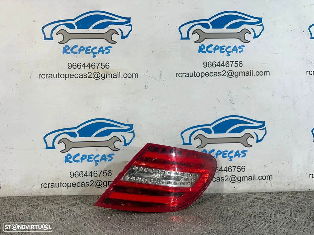 .Farolins Tras Traseiros Originais Led Mercedes Benz W204 Coupe 2 Portas 2011 - 2015 - 8