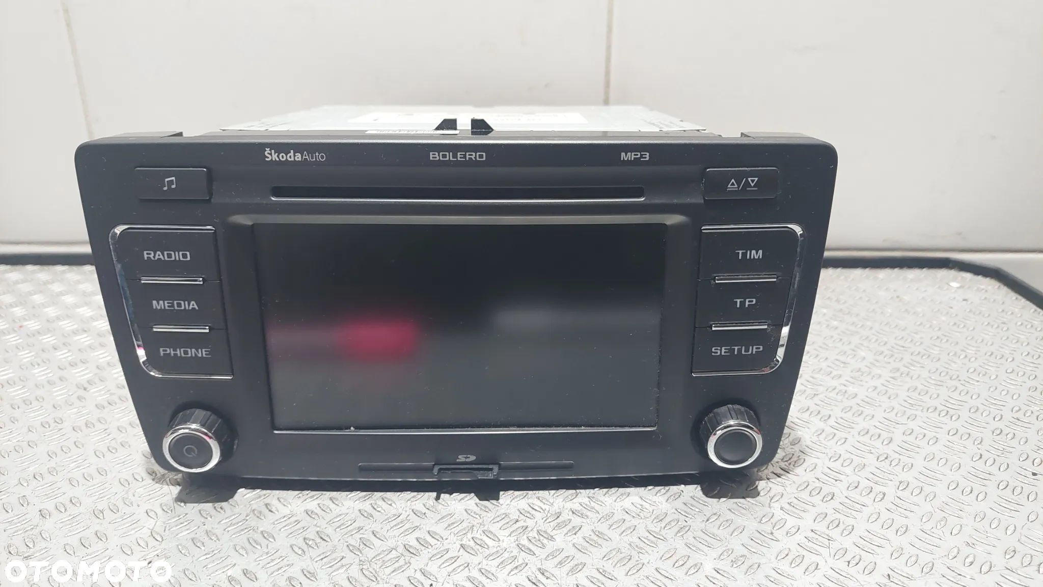 RADIO FABRYCZNE SKODA OCTAVIA II 2 LIFT R2012 BOLERO - MP3 NR 1Z0035156M - 1