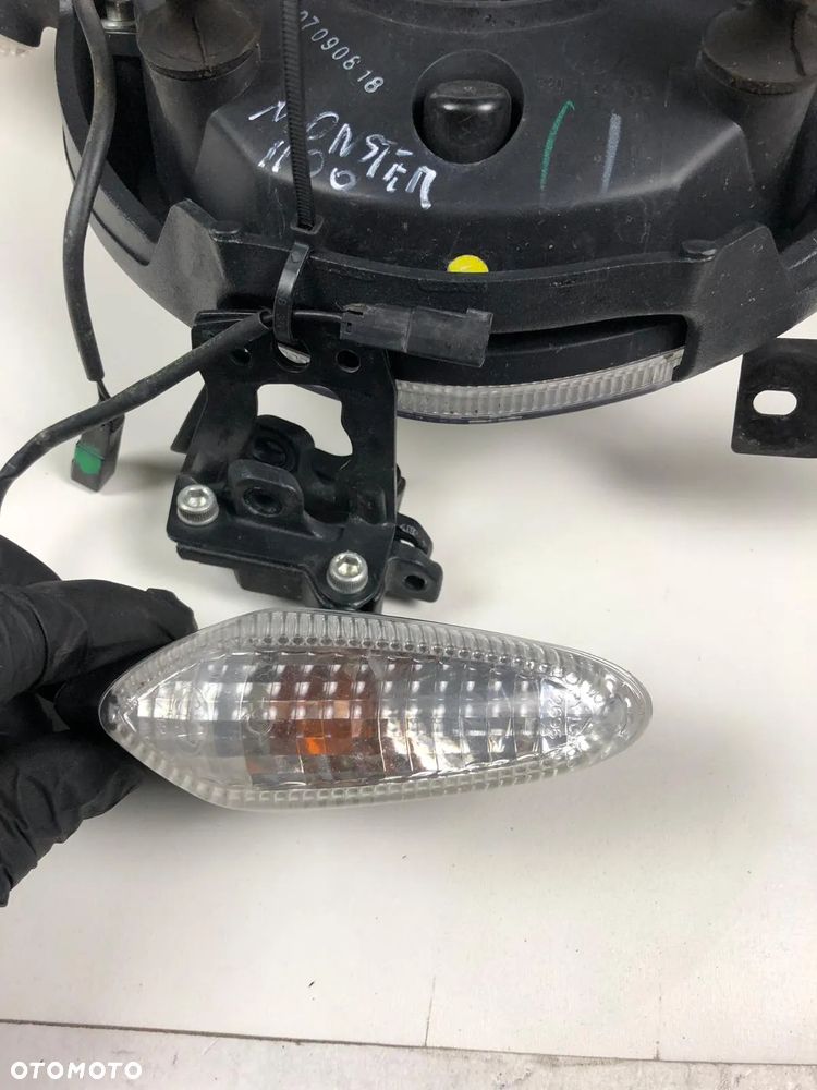 Ducati Monster 696 796 1100 10-17 Lampa Przód Reflektor Kierunkowskazy - 6