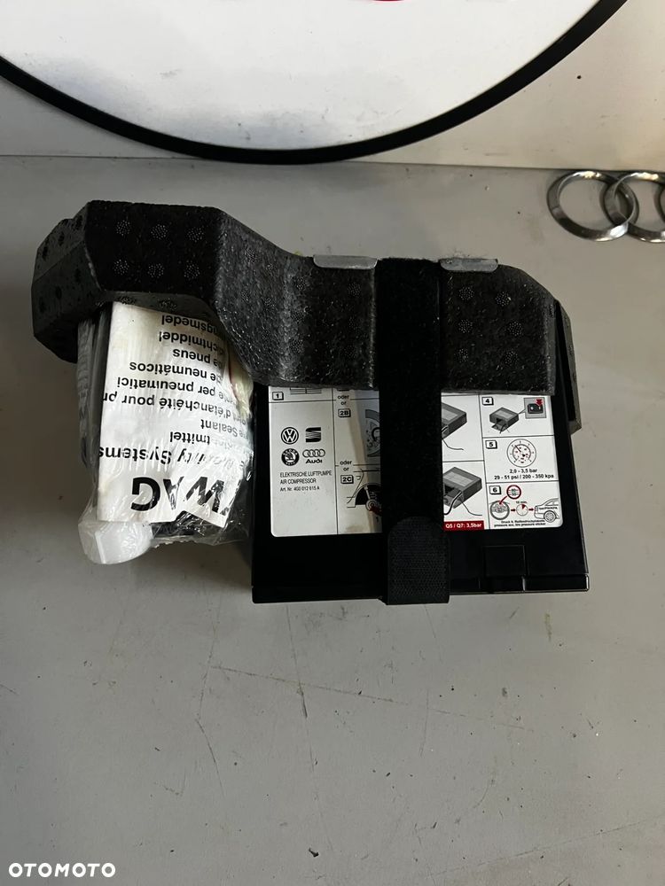 KOMPRESOR POWIETRZA AUDI Z PIANKĄ A6 C7 A7 A5 A5 Q3 Q5 4G0012615A 8R0012111C - 2