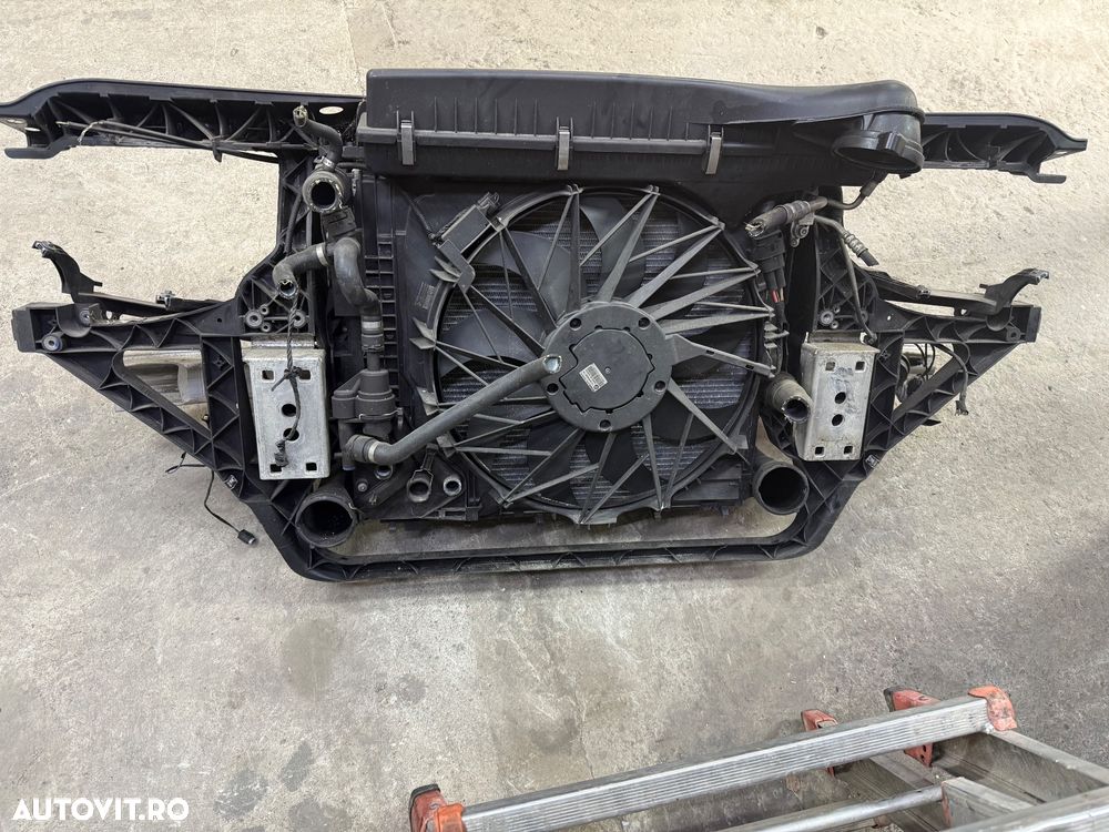 Trager, calandru BMW X3 E83 facelift motor 2.0 diesel N47D20A an 2007-2009 complet cu radiatoare, traversa si ventilator - 6