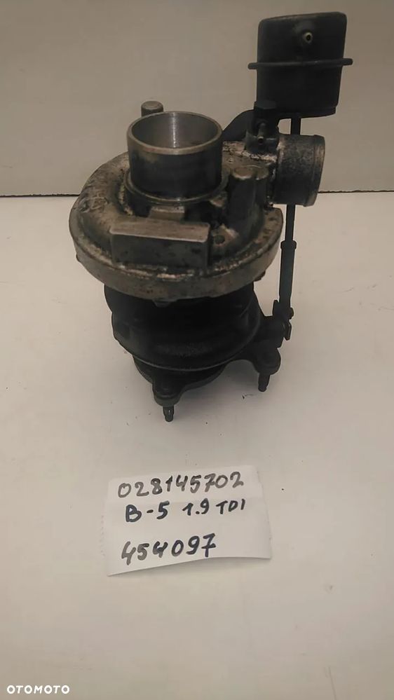 TURBOSPRĘŻARKA 1.9 TDI 90KM PASSAT B5 028145702 454097 - 1