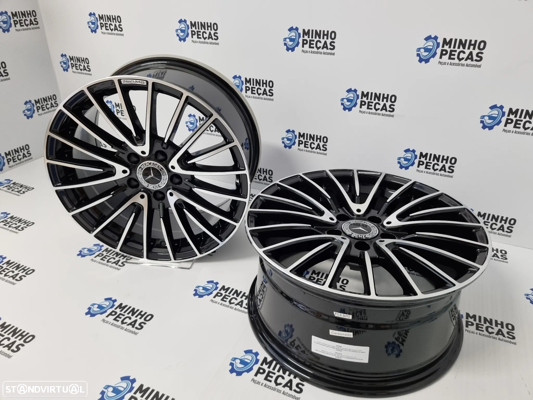 Jantes Mercedes CLS 53 (C257) em 17 Preto Polido - 5