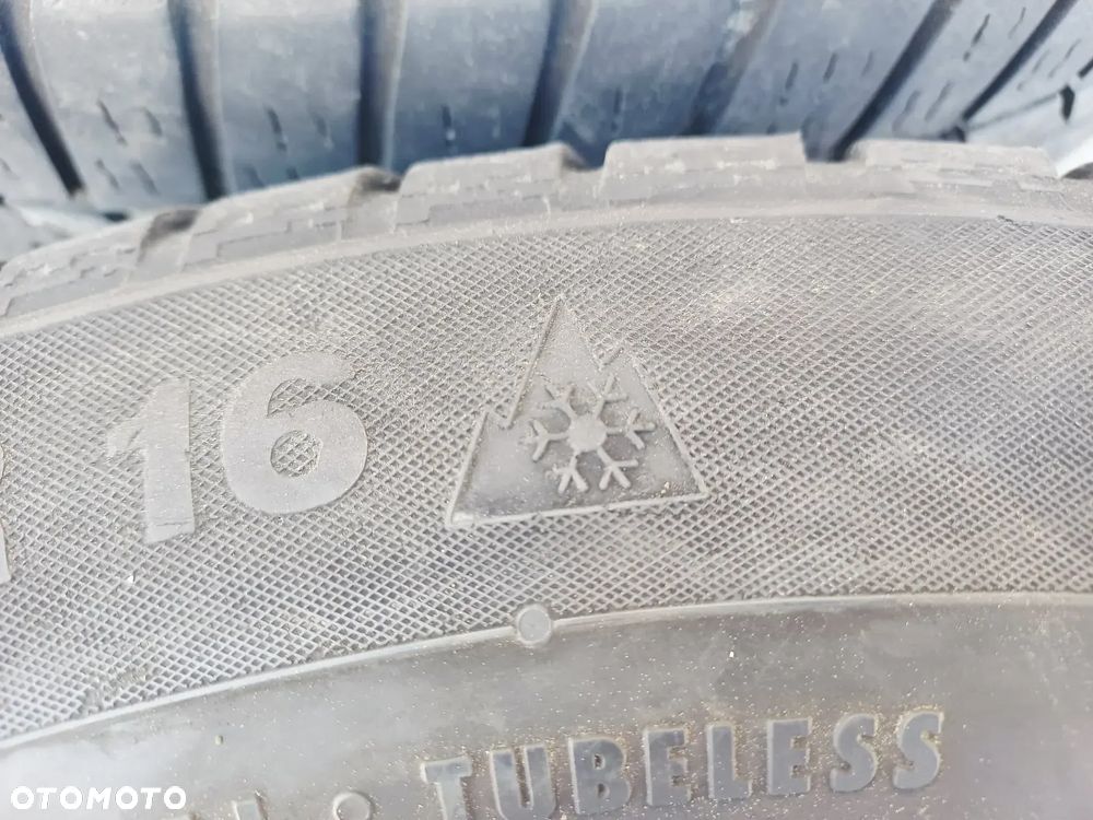 FELGI Z OPONAMI KOŁA ALUMINIOWE DEZENT VW PASSAT B5 R16 5X112 ET40 57,1 mm OPONY CONTINENTAL R16 205/55 ZIMA NR16 - 8