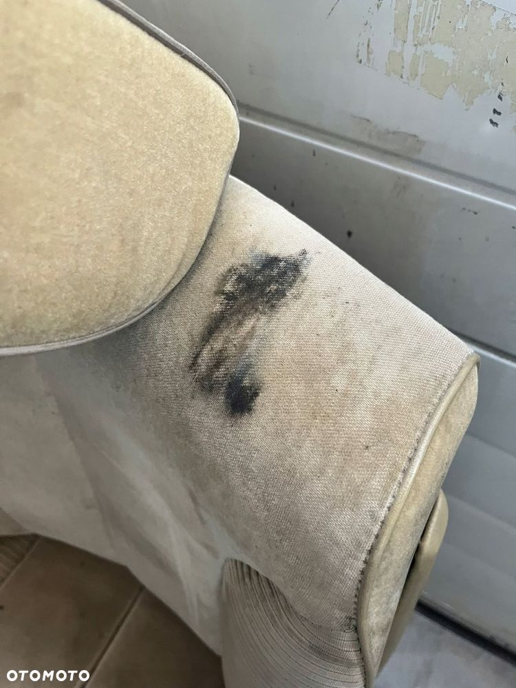 FOTEL LEWY PRZEDNI SIEDZENIE KIEROWCY PRZÓD BEŻOWY MERCEDES W126 SE SEL - 6