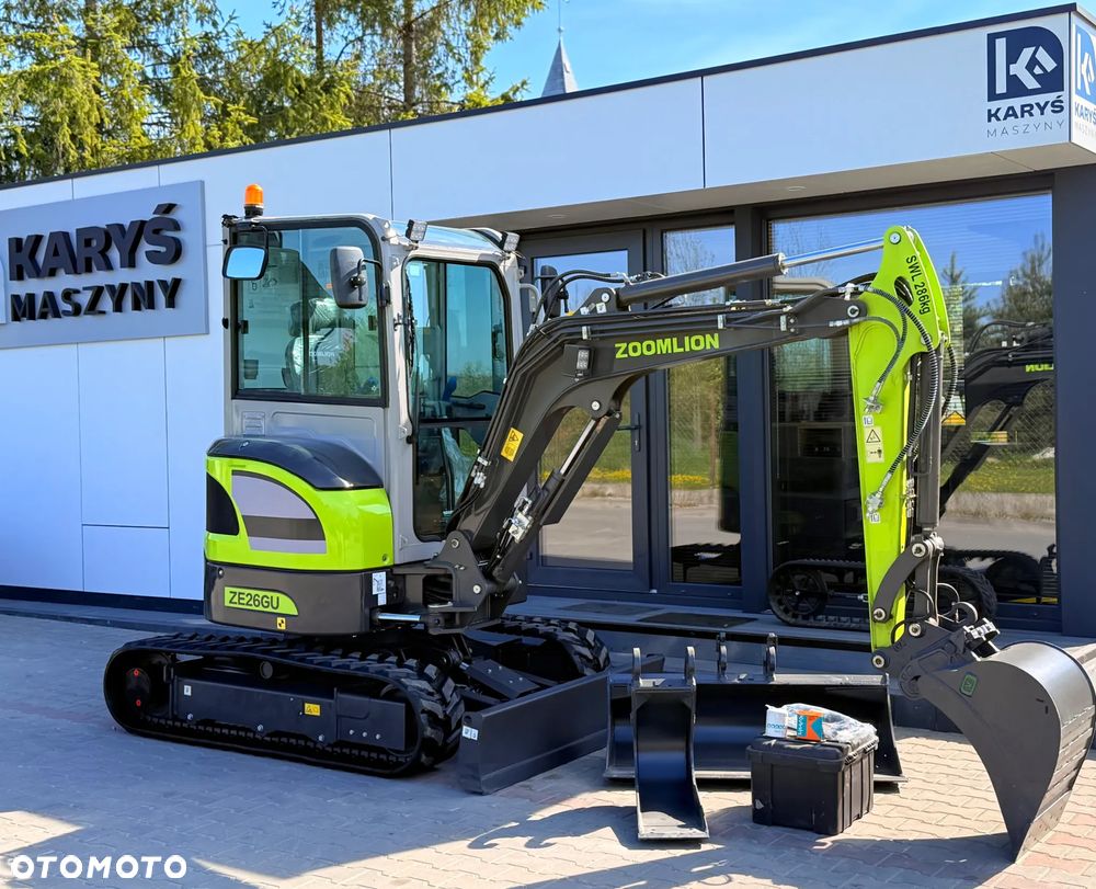 Zoomlion ZE26GU | FABRYCZNIE NOWA | Silnik KUBOTA | 3 ŁYŻKI | SZYBKOZŁĄCZE HYDRAULICZNE | ZE27GU - 1