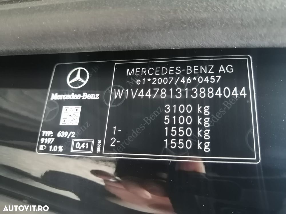 Mercedes-Benz V 220 d kompakt 9G-TRONIC Avantgarde - 38