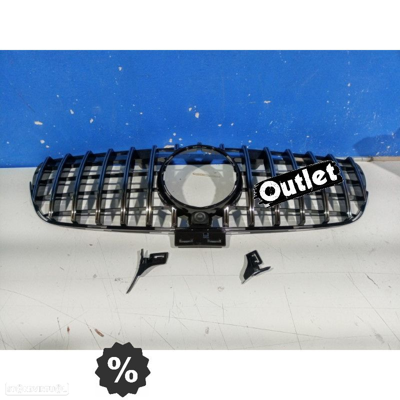 C020074C3 GRELHA MERCEDES CLASE GLE W166 15-19 LOOK GT-R PANAMERICANA PRETO CROM - 5