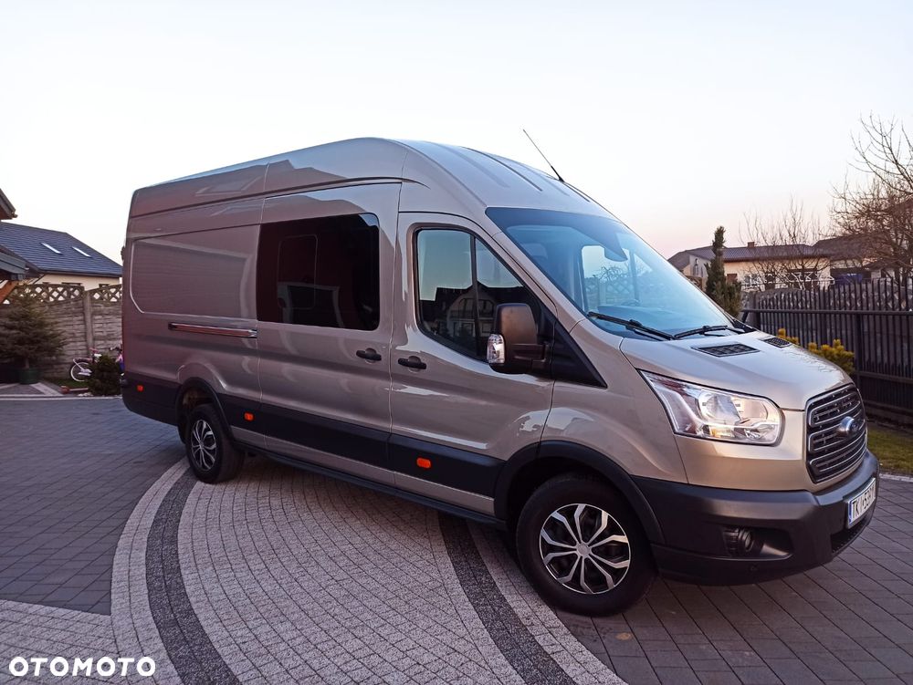 Ford TRANSIT 2.0 TDCi 170KM * JUMBO * BRYGADOWY 6 osób * BOGATY * SUPER STAN! - 1