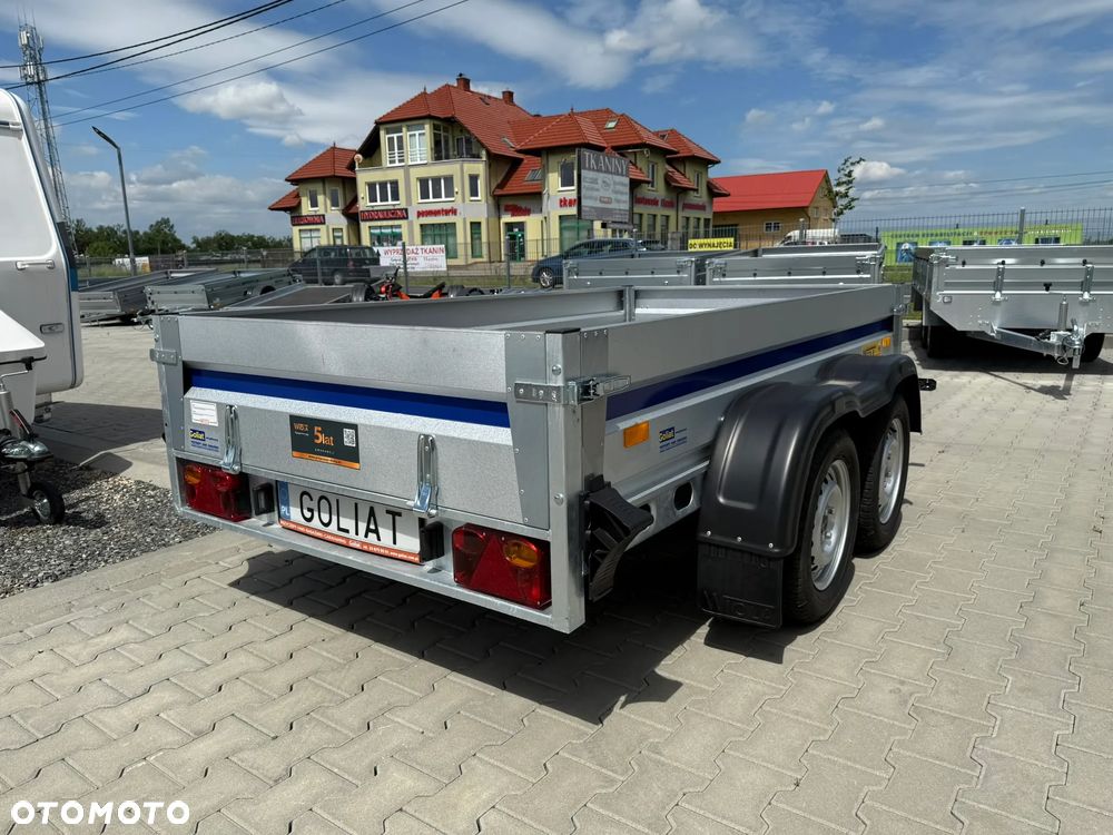 Wiola KRAKUS PLUS 252x134x38cm przyczepa dwie osie przyczepka MOCNA - 4