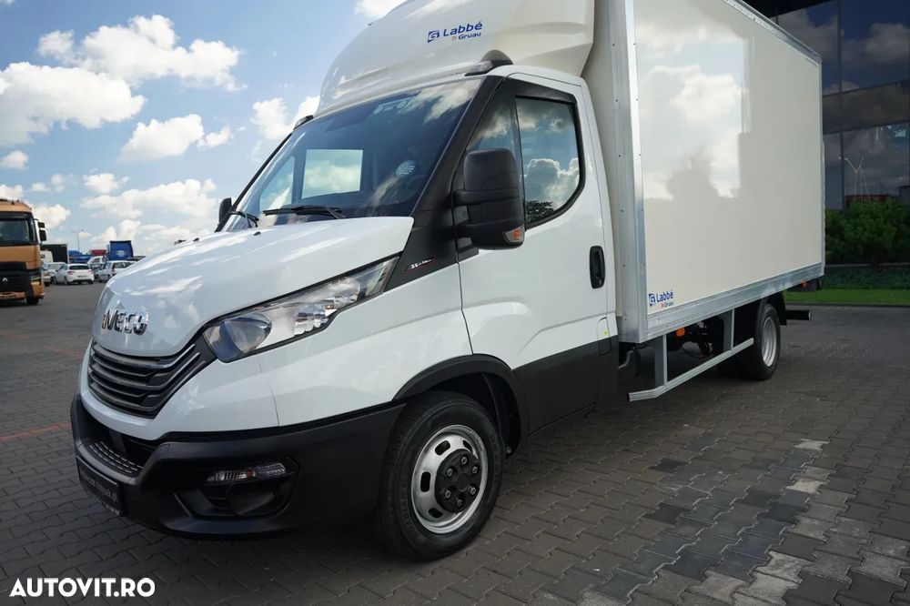 Iveco DAILY 35-160 / CONTAINER - 4,3 M / ELEVATOR SORENSEN - 750 KG / 3 LOCURI / DOUĂ / IMPORTAT / - 11