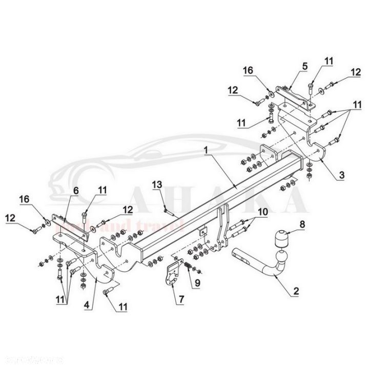 Hak Holowniczy Odkręcany Do Renault Kadjar 2015-2018 - 5