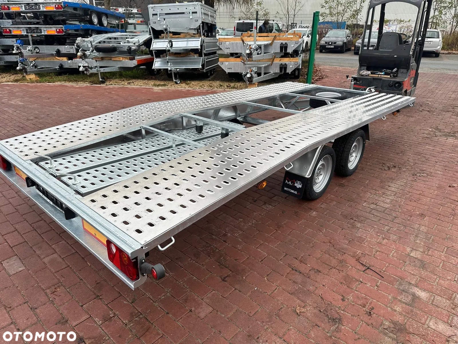 Niewiadów Laweta Niewiadów Boro Jupiter 4,5x2,1m DMC 2700 kg raz łamana mocna spawana bez wypełnienia - 4