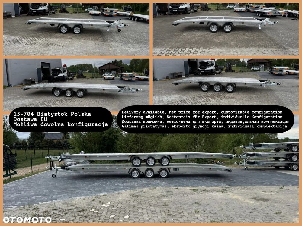 Niewiadów Nowa Laweta Mars 450x210 2700kg płaska platforma Dostawa - 12