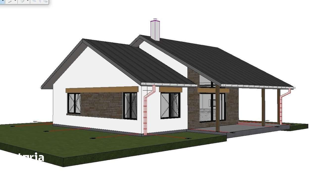 Teren 744 mp + Proiect cabana  Marisel - Imagine principală: 5/10