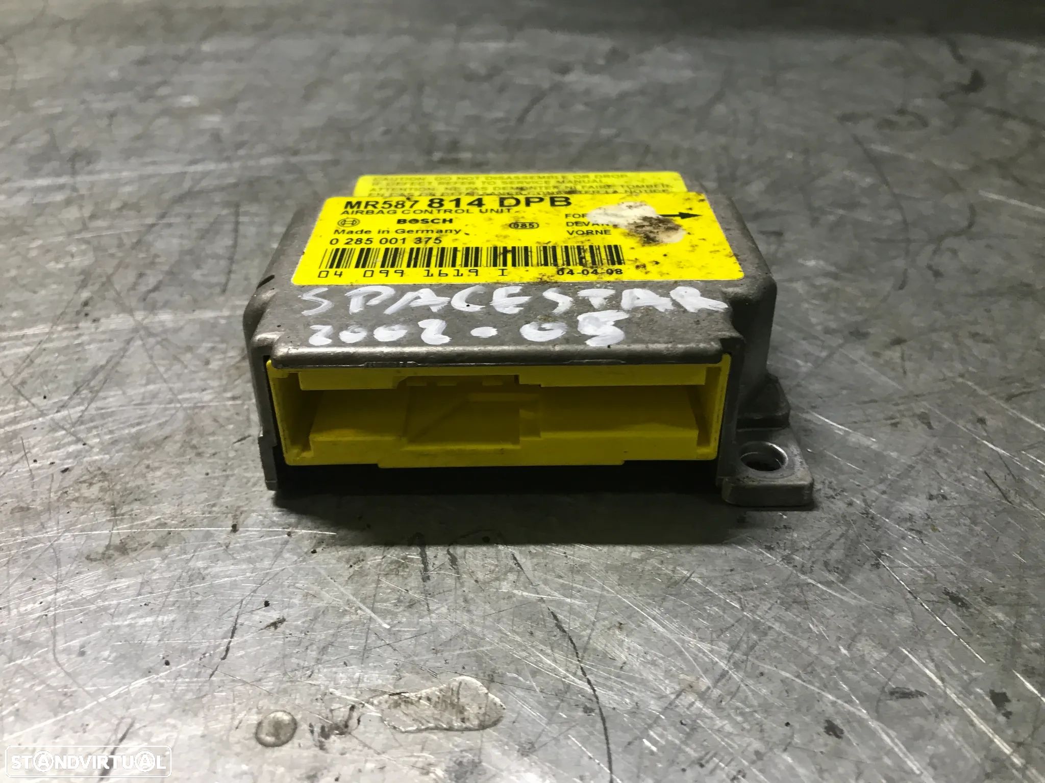 CENTRALINA DO AIRBAG MITSUBISHI SPACE STAR 98-04 MR587814 0285001375 - 1