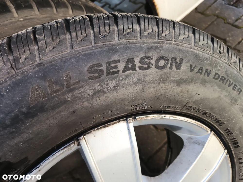 Koła felgi aluminiowe 6x130 16 cali opony wielosezonowe sprinter crafter - 11