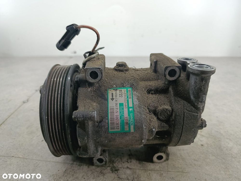 POMPA, SPRĘŻARKA KLIMATYZACJI ALFA ROMEO GT II 60653652 SD7V16  SANDEN 1.9 - 2