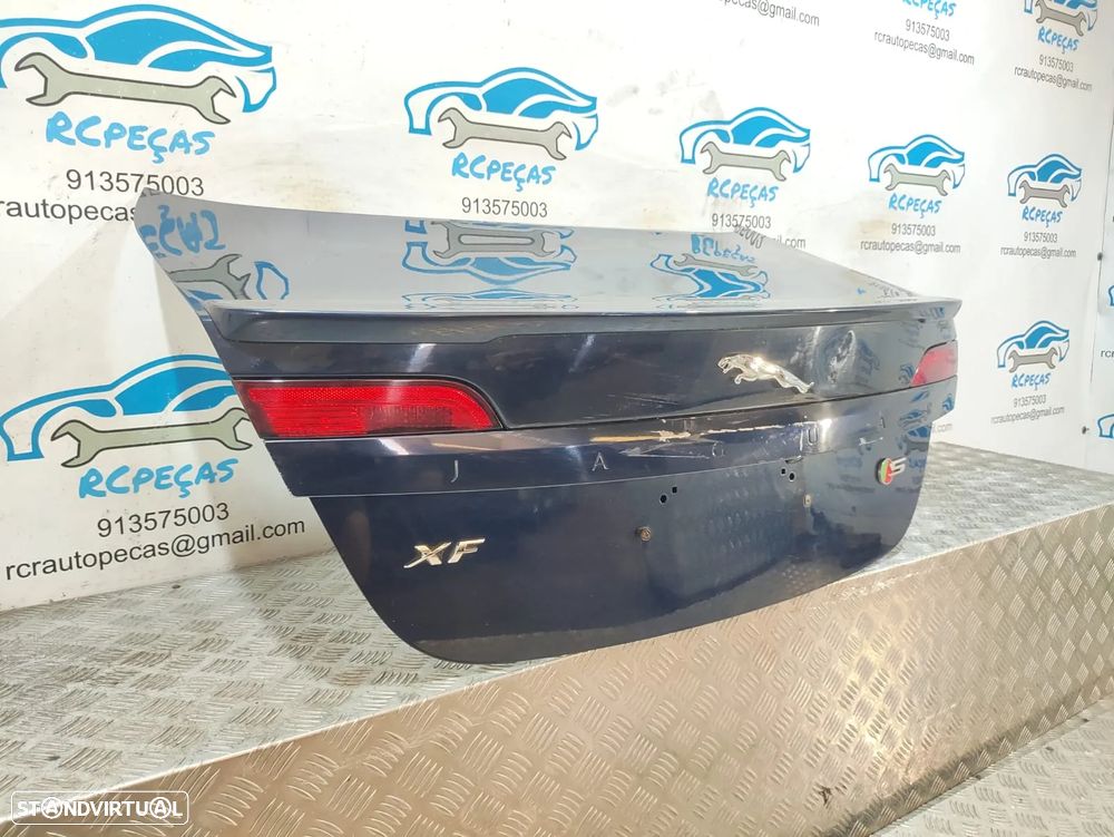 Porta Tampa Mala Jaguar XF 1 I X250 Farolins Fecho Puxador - 2