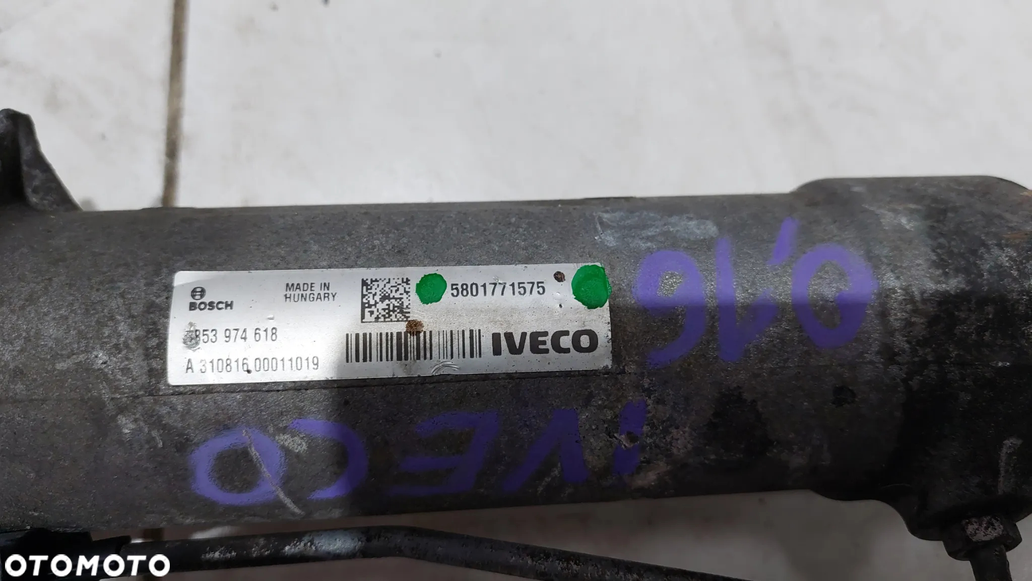 MAGLOWNICA PRZEKŁADNIA KIEROWNICZA IVECO DAILY R2016 3,0 ORYGINAŁ OD 2014 ROKU NR 5801771575 - 2