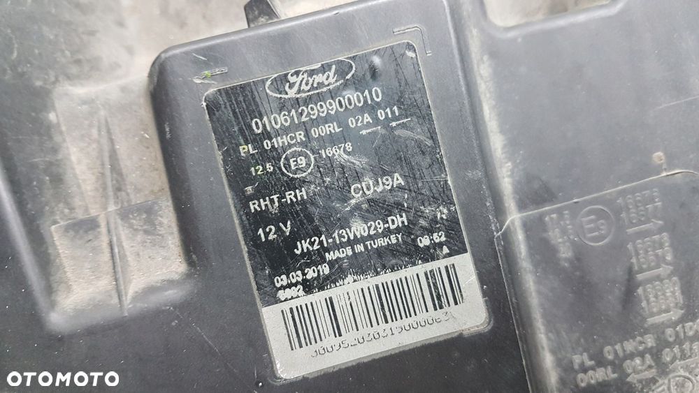 LAMPA PRZÓD PRAWA FORD CUSTOM LIFT SOCZEWKA LED 18- - 9