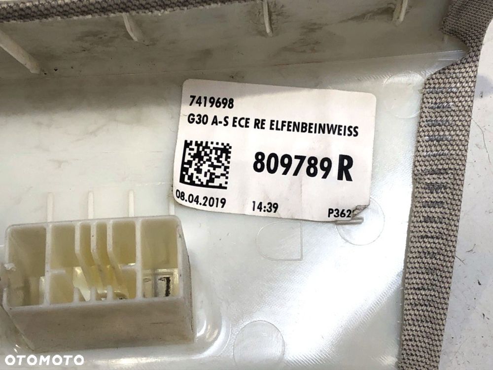 OSŁONA SŁUPKA PRAWY  BMW 5 (G30, F90) 2016 - 2022 530 e Plug-in-Hybrid 135 kW [184 KM] Hybryda - 5