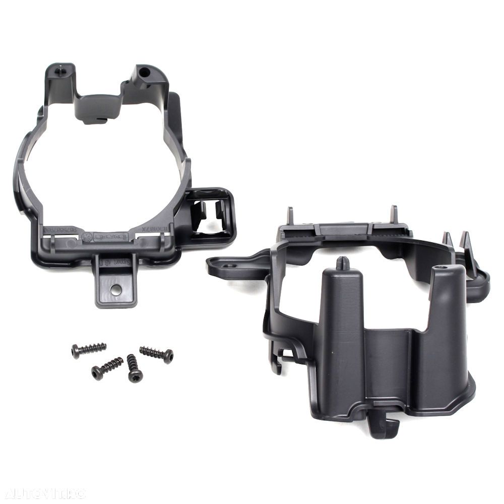 Rama proiectoare ceata Peugeot 208, 04.2012-, parte montare set 2 buc - stanga/dreapta +dreapta suport far ceata, 1607398580, 57B129-3, - 1
