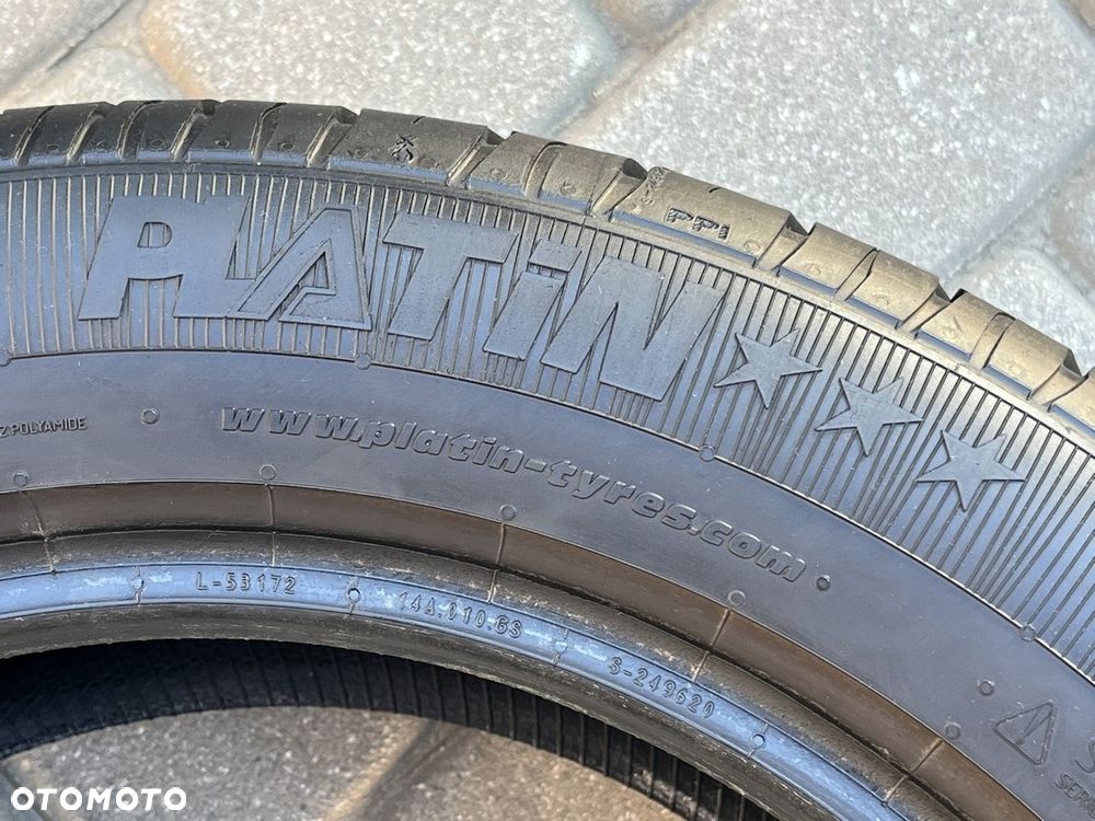 CZTERY LETNIE OPONY PLATIN 225/55 R17 101Y  6,5 i 8,5 MM BIEŻNIKA 2020 ROK LATO - 7