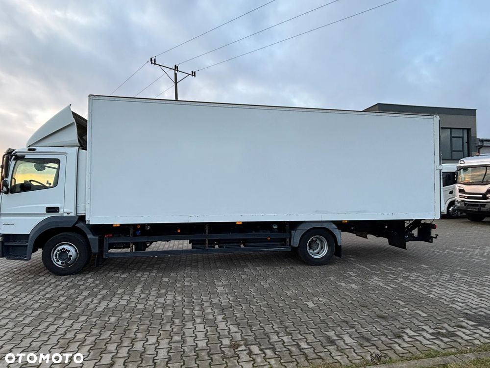 Mercedes-Benz ATEGO 1524  EURO 6 (1527, 1530) kontener z windą , kabina przeedłużana  z łóżkiem składanym - 7