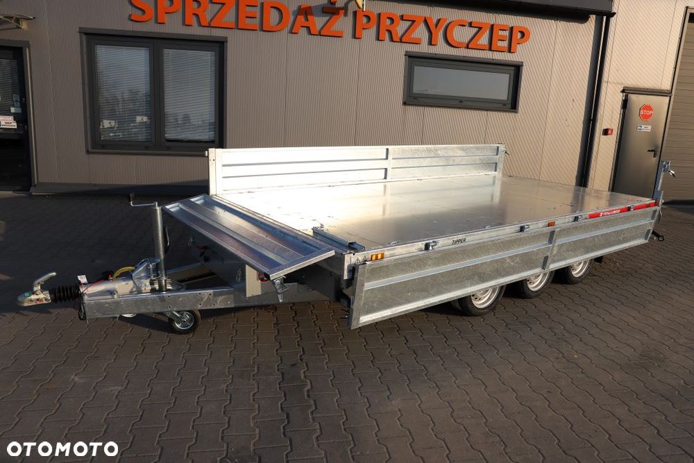 TEMARED /MARTZ TIPPER 4020/3 C S 3,5T 405x197x40 cm , DMC 3500 kg, 3 osie, Koła 195R13C, Burty stalowe - 16