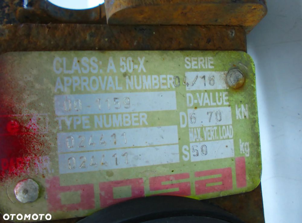 Hak Holowniczy Bosal A 50-X 024411 00-1159 - 2