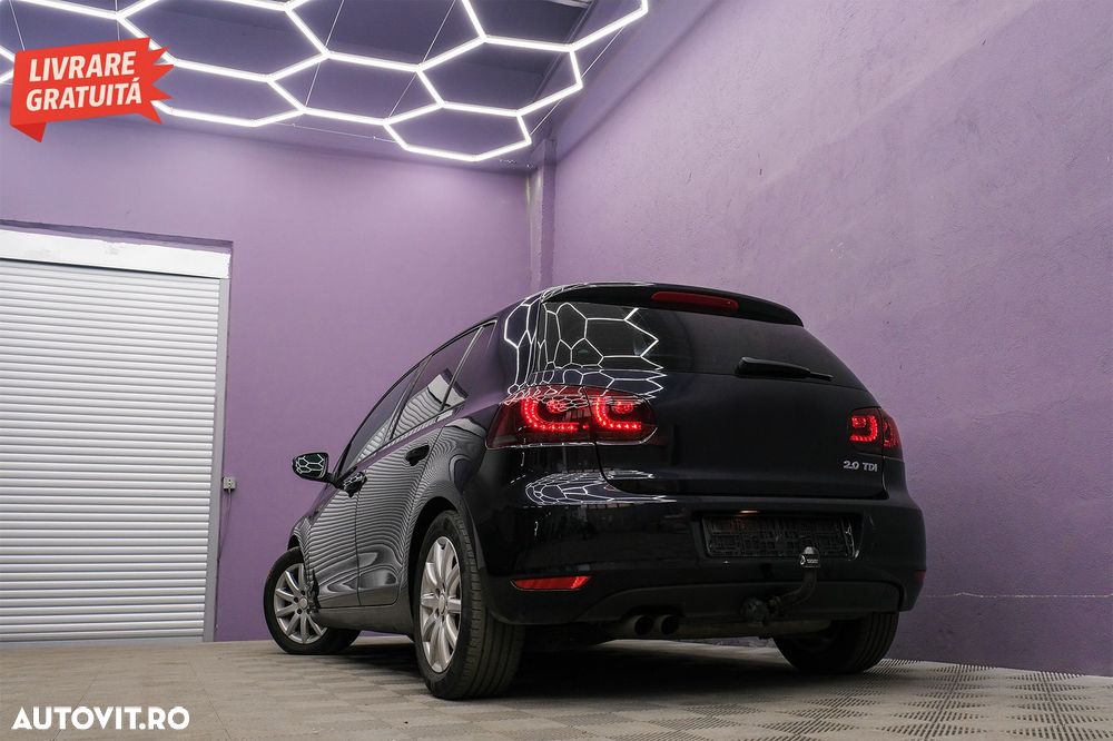 Stopuri Full LED VW Golf 6 VI (2008-2013) R20 Design Rosu Fumuriu cu Semnal Dinami- livrare gratuita - 15