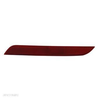 Catadioptru reflectorizant Bmw Seria 3 Sedan (F30/F80) 01.2012-07.2015, Seria 4 / 4 GC Coupe (F32/F33/F82/F83) 07.2013-02.2017 (fara versiune M) TYC partea stanga, 235 x 26 mm - 1