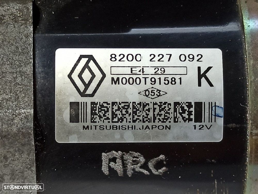 MOTOR DE ARRANQUE RENAULT KANGOO (F/KC0) RXE (KCOC/U) - 2