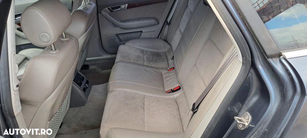 VIDEO INTERIOR Scaune alcantara gri cu fete portiere  A6 C6 - 8