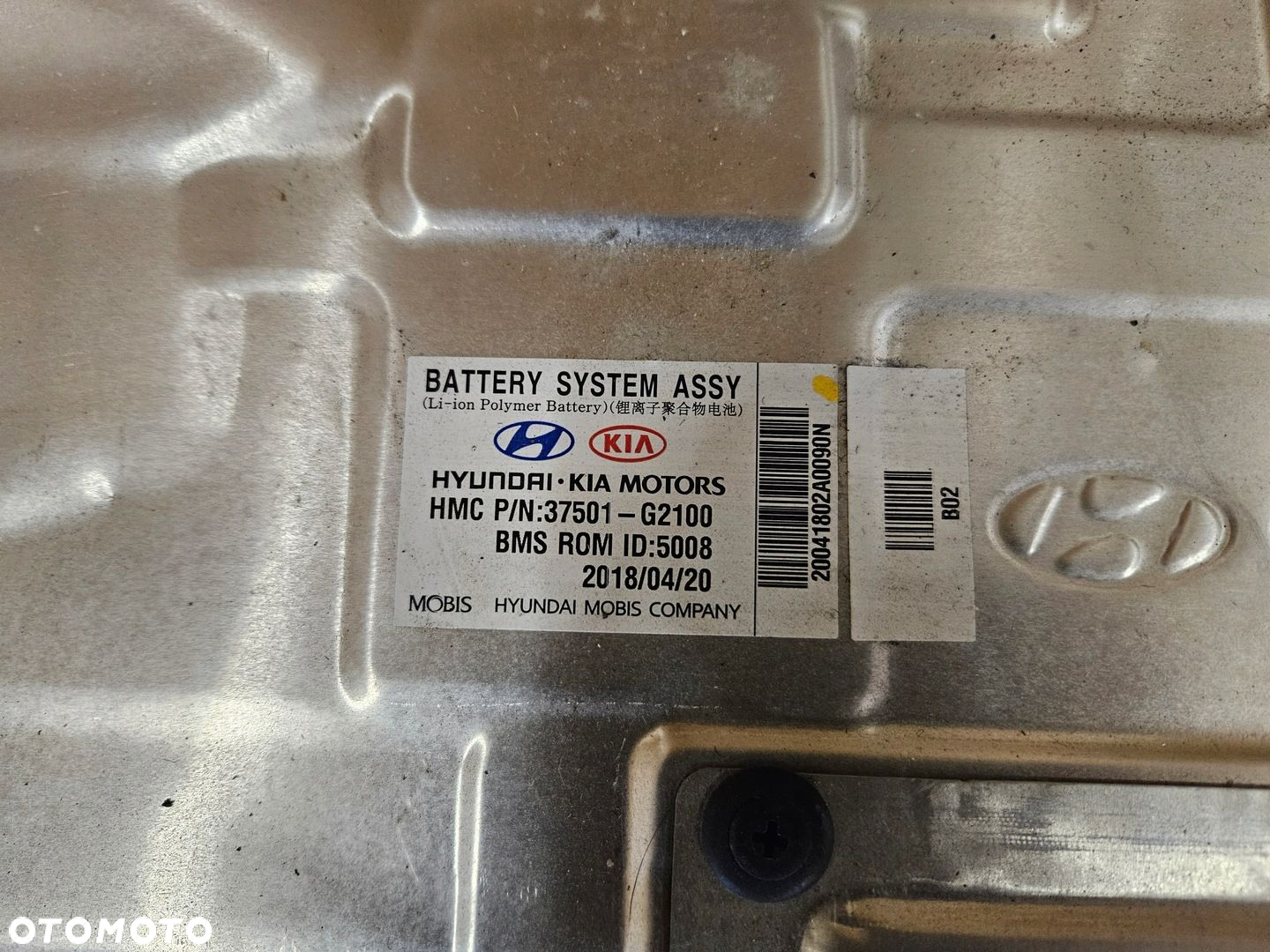KIA NIRO IONIQ 1.6 HYBRID BATERIA AKUMULATOR - 2