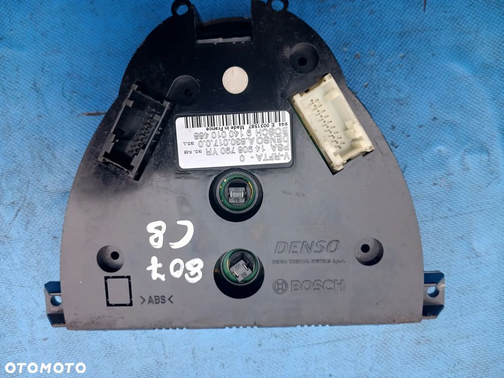 Panel sterowania klimatyzacji środkowy nawiewem temperatury Citroen C8 Peugeot 807 Lancia 14908790YR Denso A.830.017.0.0 Bosch 9140010488 - 3