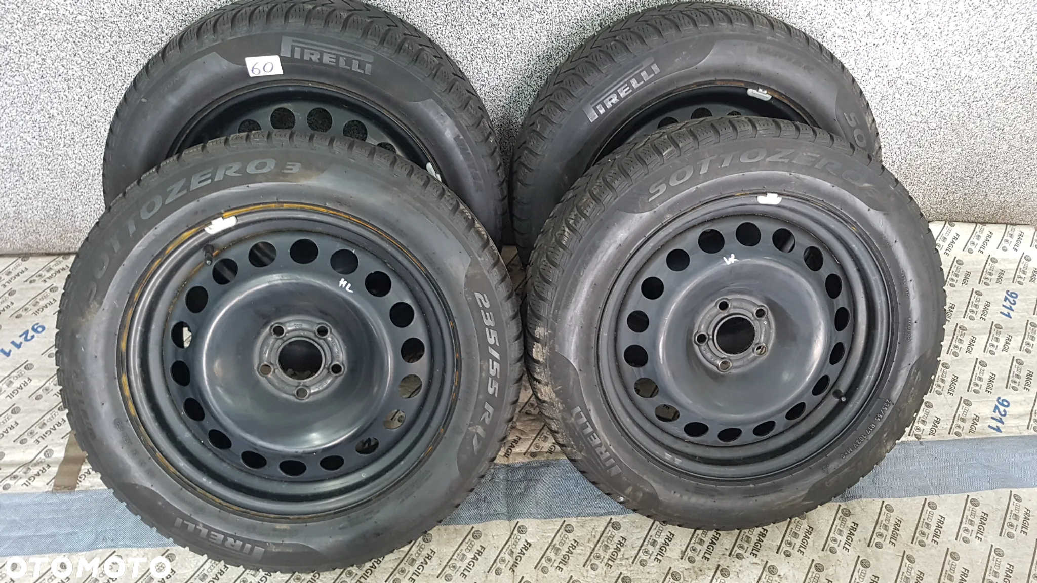 KOŁA ZIMOWE FORD KUGA EDGE  5X108 7,5JX17 235/55R17 FORD KUGA CZUJNIKI - 2