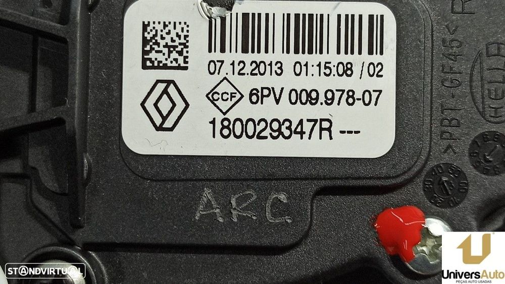 POTENCIÓMETRO PEDAL ACELERADOR RENAULT CAPTUR LIMITED - 3