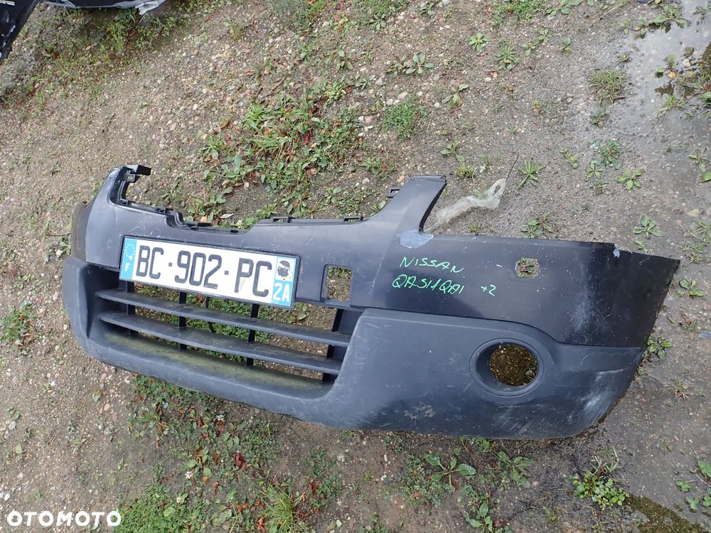 NISSAN QASHQAI J10 ZDERZAK PRZÓD SPRYSKI - 1