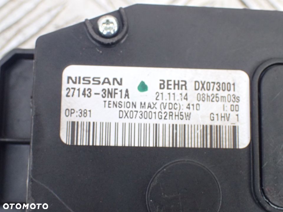 NISSAN LEAF WYMIENNIK CIEPŁA 27143 3NF1A - 2